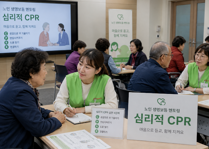 노인 생명보듬 멘토링 — 심리적 CPR 실천교육