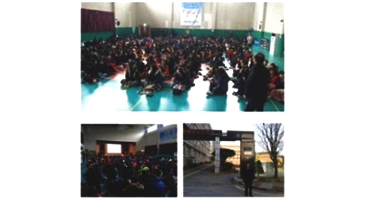 2015. 11. (날짜 확인 필요) 천안 청수고등학교 학생 생명존중교육 현장