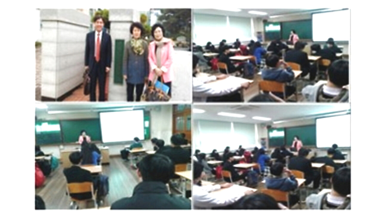 온양신정중학교 교육 현장 2 생명존중교육 현장