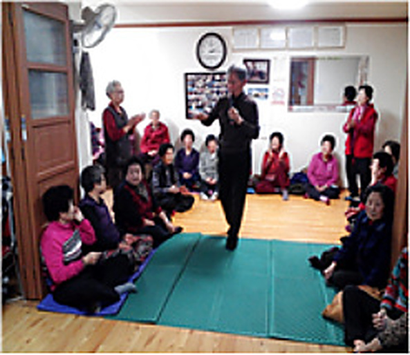 원성1동 중앙행복 경로당 생명존중교육 현장 2