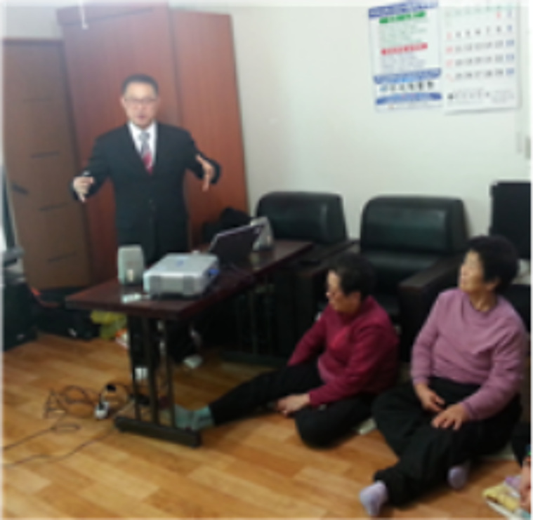 원성동 명덕경로당 생명존중교육 현장 1