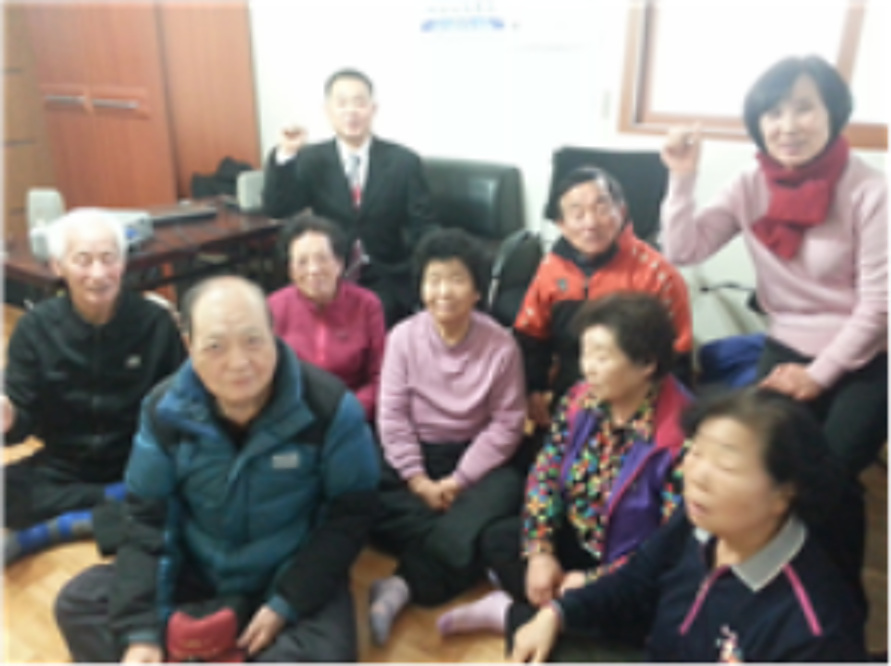 원성동 명덕경로당 생명존중교육 현장 2