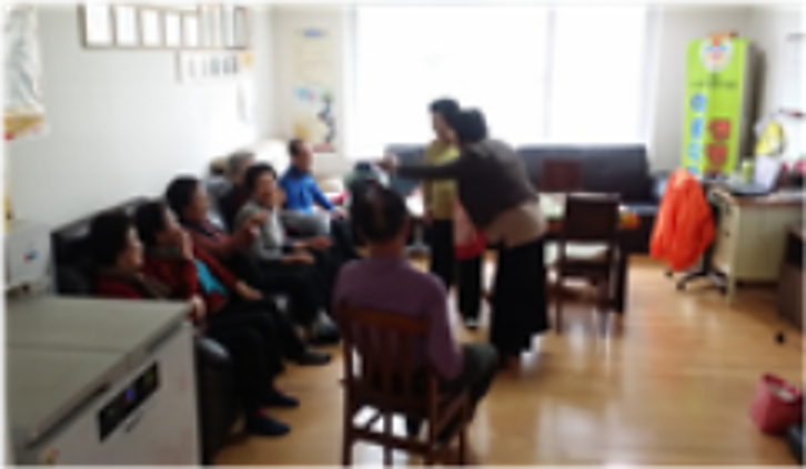 구룡3통 경로당 생명존중교육 현장 1
