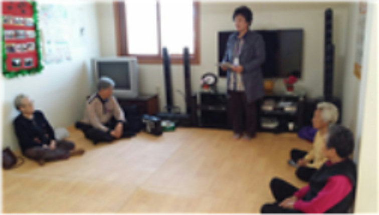 용곡 세광2차아파트 경로당 생명존중교육 현장 2