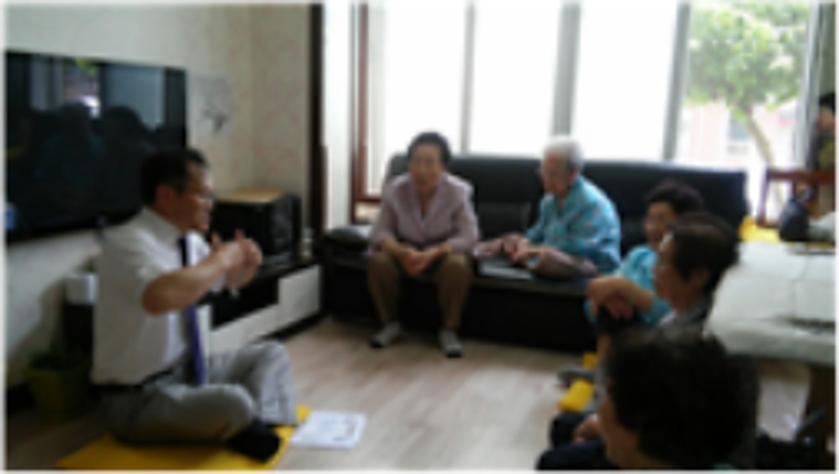 일성다래아파트 경로당 생명존중교육 현장 2