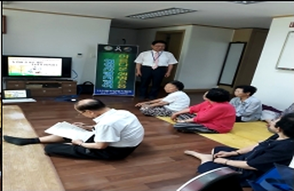 신안휴먼시아아파트 경로당 생명존중교육 현장 3