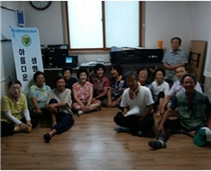 석교1리 경로당 생명존중교육 현장 1