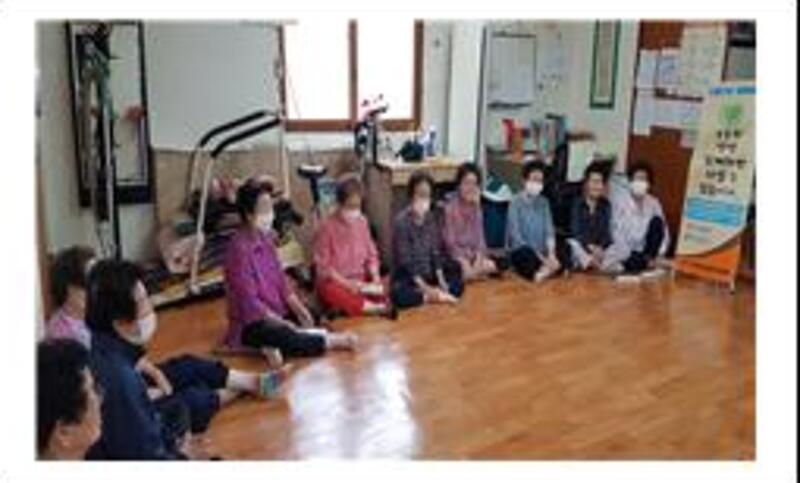 신안중앙 경로당 생명존중교육 현장 1