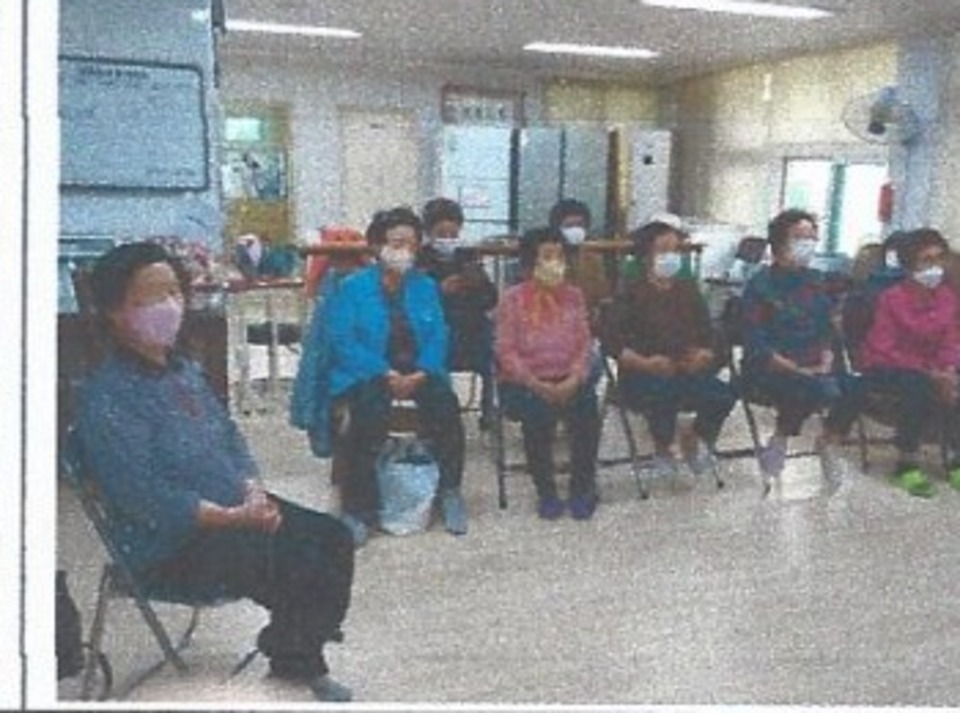 쌍용마을 뜰안채 경로당 생명존중교육 현장 2