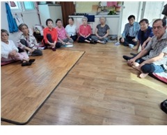 신안2통 경로당 생명존중교육 현장 1